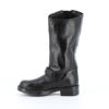 Immagine di ROXY ROSE- Stivale in pelle con punta tonda, doppia fibbia e tacco 3,5CM, MADE IN ITALY