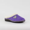 Immagine di SOFTY- Pantofole con cuoricino glitter e pelliccia interna, MADE IN ITALY