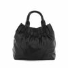 Immagine di ENRICO COLLEZIONE- Borsa due manici arricciata con pochette all'interno e tracolla rimovibile