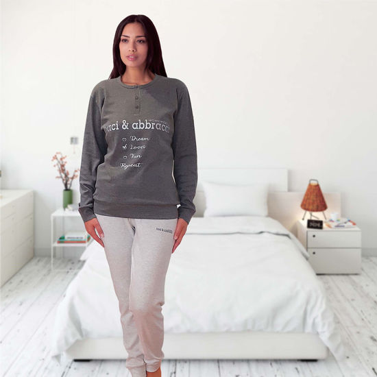 Immagine di B&A - DONNA PIGIAMA MANICA LUNGA INTERLOCK
