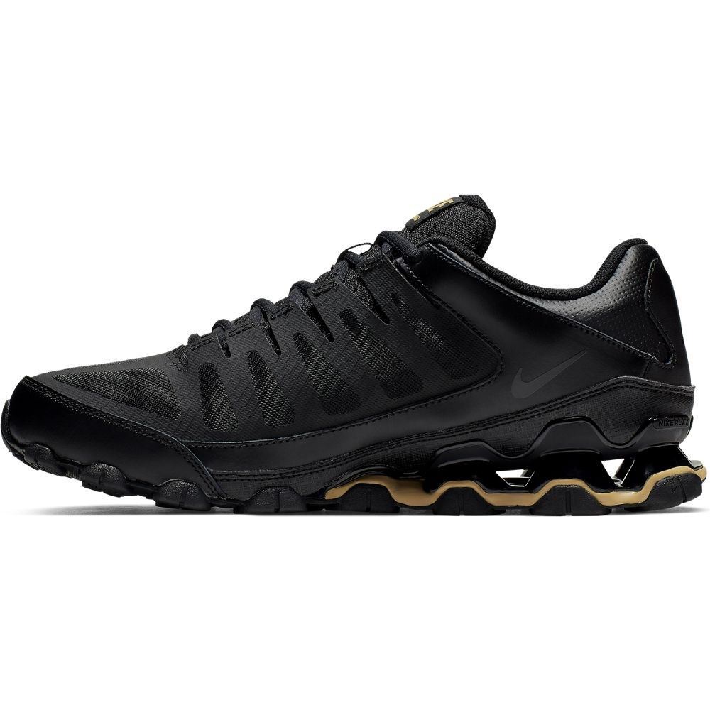 nike reax black and gold