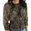 Immagine di MY JEWELS - BLUSA CON MANICA 3/4  FANTASIA ZEBRATA