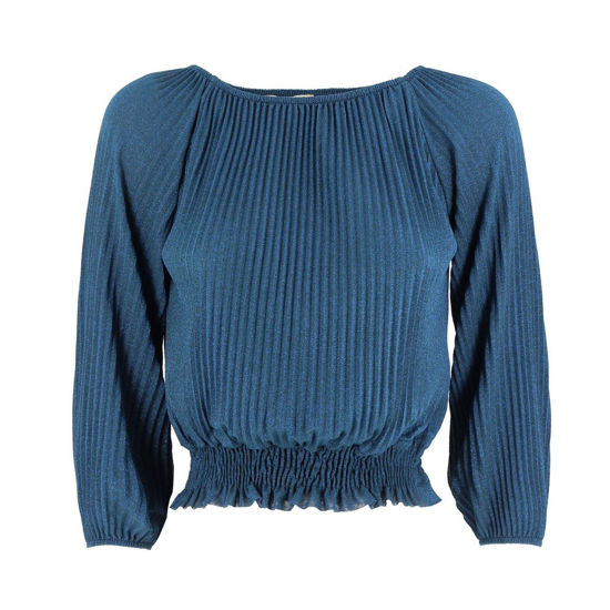 Immagine di MY JEWELS - MAGLIA MANICA 3/4 PLISSE LUREX