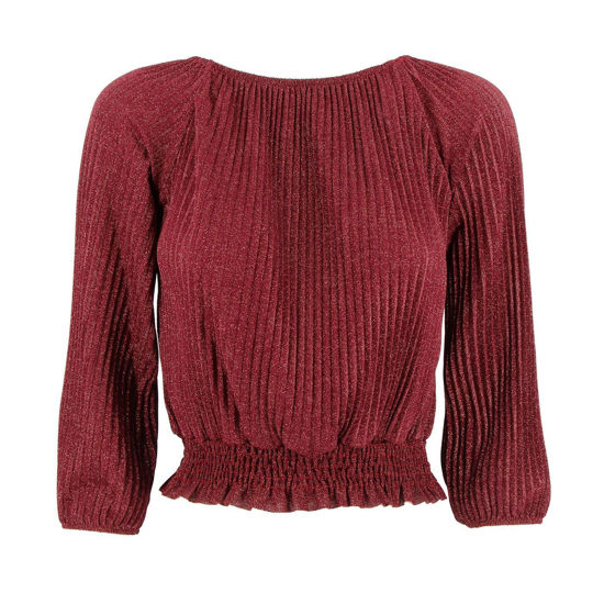 Immagine di MY JEWELS - MAGLIA MANICA 3/4 PLISSE LUREX