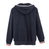 Immagine di BLUE LEMON - OVER FELPA ZIP INTERA CAPPUCCIO BORDI BICOLORE