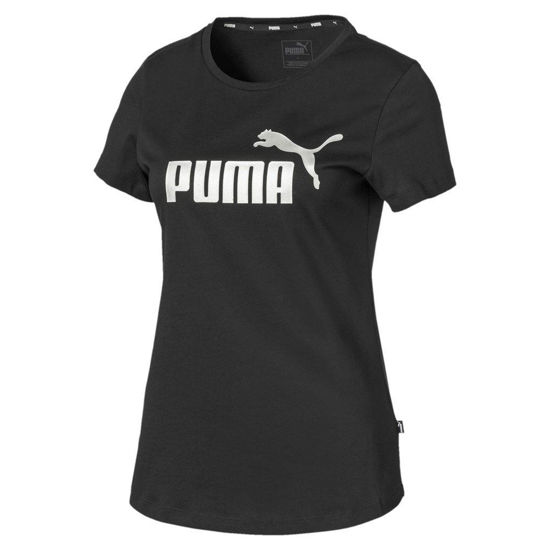 Immagine di PUMA - T-SHIRT MM ESS+METALLIC TEE BLACK-SILVER