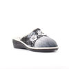 Immagine di BLU STAR- Pantofola con stampa fiori, MADE IN ITALY
