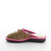 Immagine di SOFTY- Pantofole maculate con fiocchetto e pelliccia interna, MADE IN ITALY