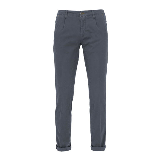 Immagine di 995 G&S MADE IN ITALY - PANTALONE TASCA AMERICA GABARDINA STAMPATA