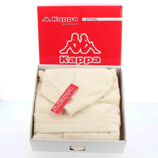 Immagine di KAPPA- Accappatoio in spugna 100% cotone con cappuccio