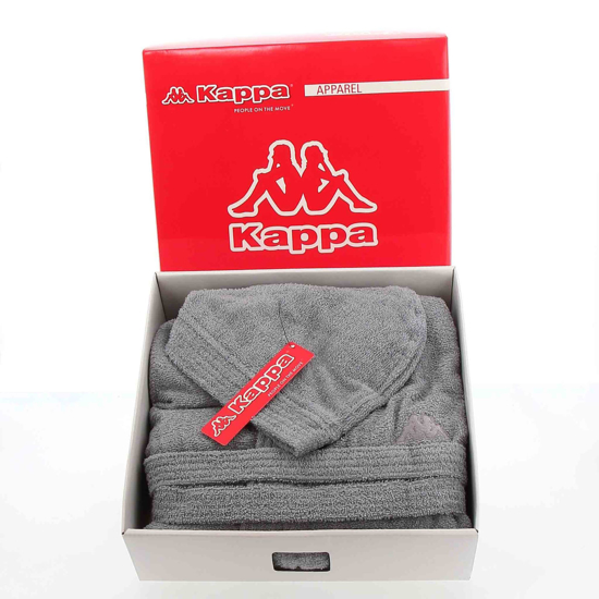 Immagine di KAPPA- Accappatoio in spugna 100% cotone con cappuccio