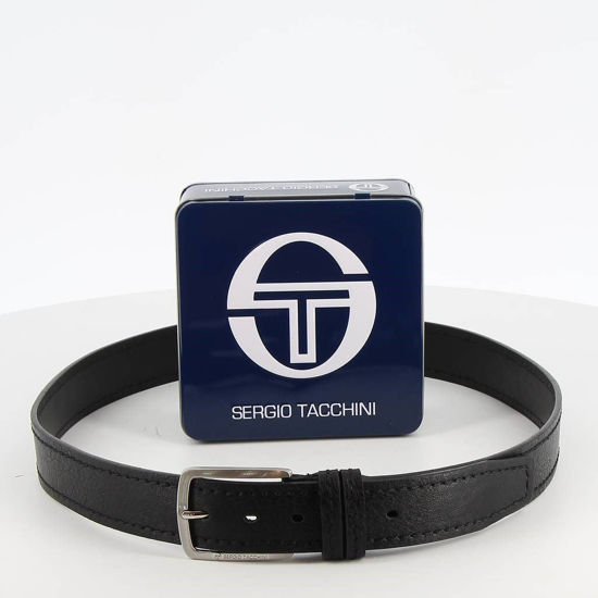 Immagine di SERGIO TACCHINI- Cinta con fibbia nickel free e scatola regalo in metallo