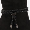 Immagine di LAURA BIAGIOTTI - Stivale con finto cinturino strass alla caviglia e zip laterale, tacco 7,5CM