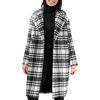 Immagine di CAPPOTTO DAJANA CHECK WOOL BLACK