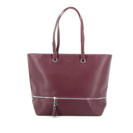 Immagine di DAVID JONES - Borsa shopping con zip frontale orizzontale