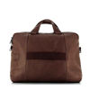 Immagine di PIQUADRO - Cartella porta computer 14'' in VERA PELLE con due tasche, porta bottiglia/ombrello e tracolla removibile