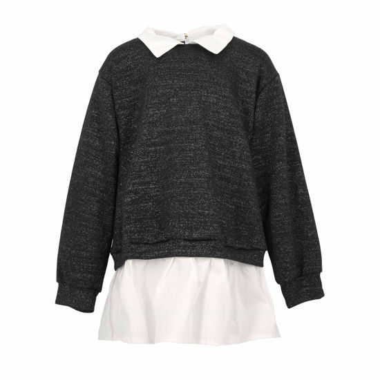 Immagine di ANNES NICOLE - GIRL MAXI MAGLIA MANICA LUNCA CON FINTA CAMICIA