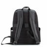 Immagine di PIQUADRO - Zaino in VERA PELLE con doppia tasca porta PC 15,6'' e tasche porta ombrello e bottiglia laterali