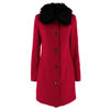 Immagine di CAPPOTTO COLLO C/PELO LIPSTICK RED