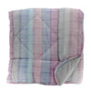 Immagine di AMOLACASA - TRAPUNTA MULTI RIGHE ROSA AZZURRO GRIGIO