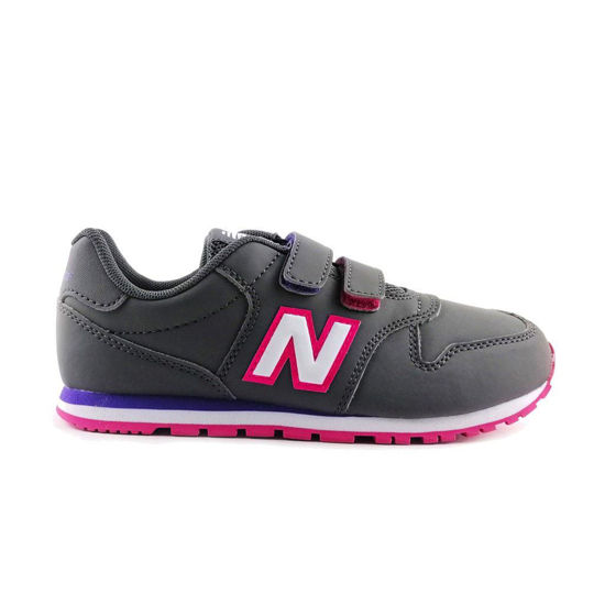 Immagine di NEW BALANCE - SCARPA KIDS LIFESTYLE GREY/PINK SYNTHETIC / TEXTILE