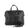 Immagine di SAMSONITE- Cartella in VERA PELLE con tasche frontali e scomparto porta pc fino a 14.1"