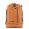 Immagine di PIQUADRO - Zaino porta computer 14" in VERA PELLE con zip frontale verticale