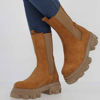 Immagine di ROXY ROSE - Stivaletto beatles in VERA PELLE, con doppia linguetta, MADE IN ITALY