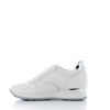 Immagine di DETTAGLI - Sneakers con patch effetto specchio, cerniera laterale e sottopiede in VERA PELLE