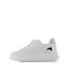 Immagine di IN BLU - Sneakers con patch glitterata ed inserto posteriore effetto specchio