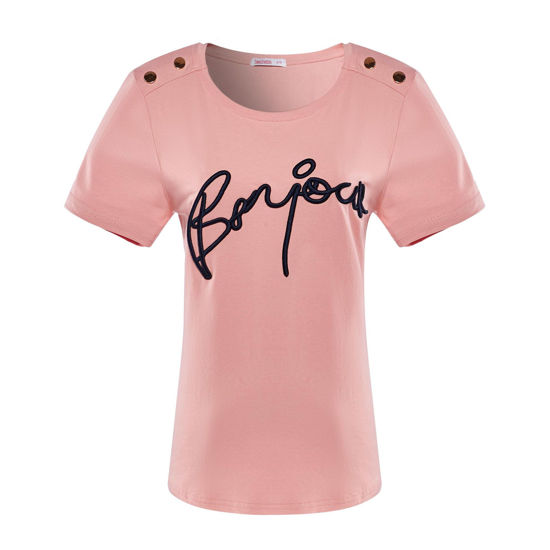 Immagine di BACHATA - TSHIRT MANICA CORTA RICAMO