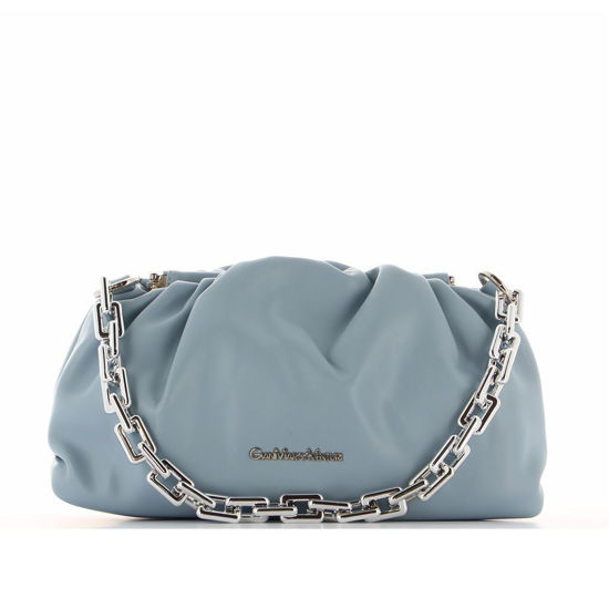 Immagine di GIANMARCO VENTURI - Pouch con tracolla rimovibile, catenina e chiusura a molla