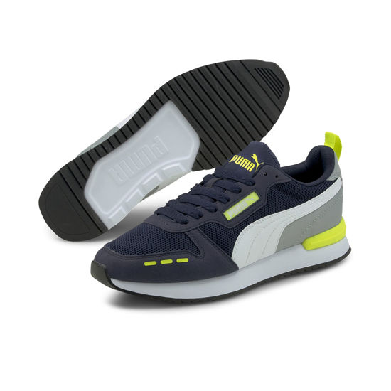 Immagine di PUMA - SCARPA R78 PEACOAT-QUARRY-YELLOW ALERT