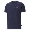 Immagine di PUMA - T-SHIRT MM ESS+ EMBROIDERY LOGO PEACOAT