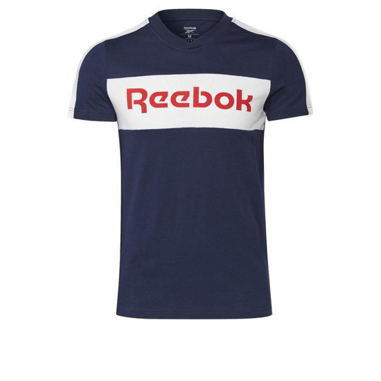 Immagine di REEBOK - T-SHIRT MM TE LL SS GRAPHIC TEE NAVY-WHT