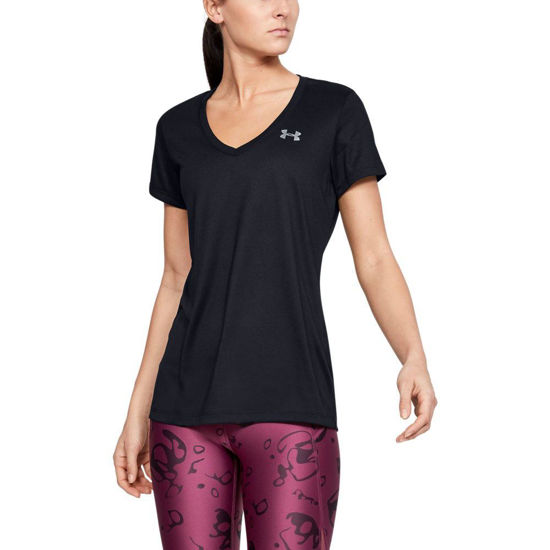 Immagine di UNDER ARMOUR - T-SHIRT MM TECH SSV SOLID BLACK-SILVER