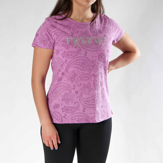 Immagine di T-SHIRT MM TRAINING AOP FLOWER PINK
