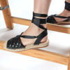 Immagine di VANILLA PUNK - Espadrillas lace up trapuntata