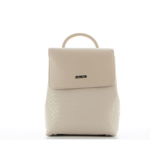 Immagine di ANNES NICOLE - Zaino intrecciato con patta liscia