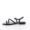 Immagine di MY JEWELS - Sandalo infradito con borchie e cinturino diagonale