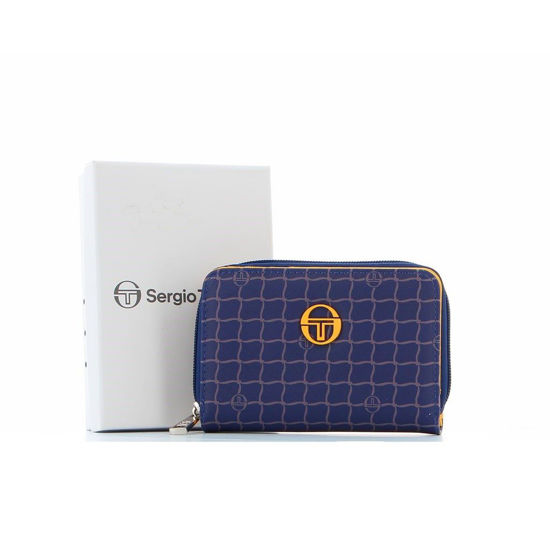 Immagine di SERGIO TACCHINI - Portafoglio con tre scomparti e logo frontale
