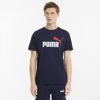 Immagine di T-SHIRT MM ESS+ 2 COL LOGO TEE PEACOAT