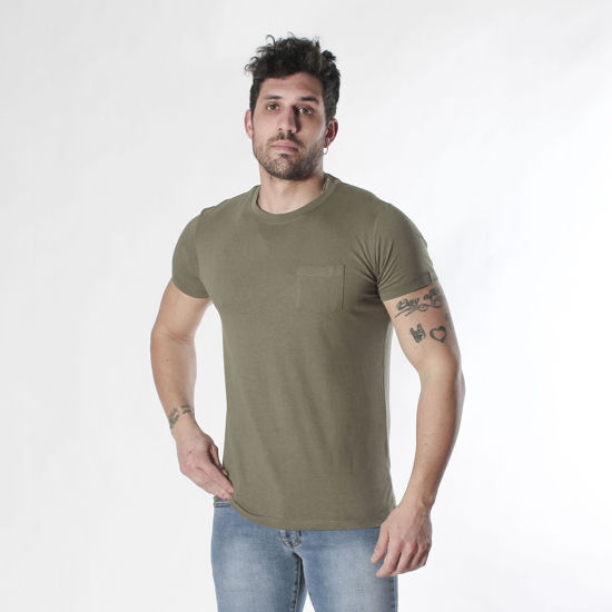 Immagine di BROKERS - T-SHIRT MANICA CORTA CON TASCHINO