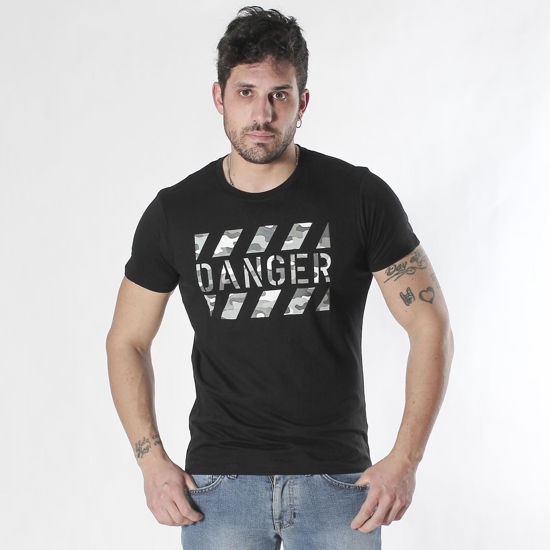 Immagine di BROKERS - T-SHIRT MANICA CORTA CON STAMPA