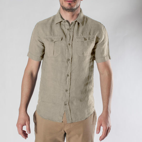 Immagine di ON SPIRIT - CAMICIA MANICA CORTA TINTA IN CAPO