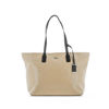 Immagine di DAVID JONES - Borsa shopping intrecciata a rombi con pendente
