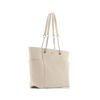 Immagine di DAVID JONES - Borsa shopping intrecciata con doppia tasca laterale e tasca zip posteriore