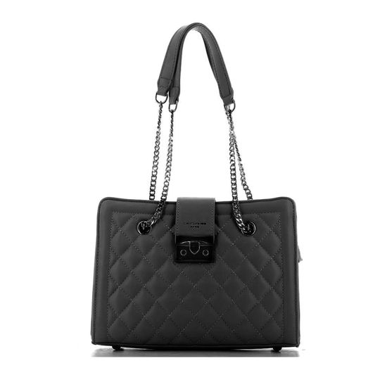 Immagine di DAVID JONES - Bosa shopping  trapuntata a rombi con riporto e chiusura a scatto