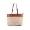 Immagine di DAVID JONES - Borsa shopping multimateriale con fibbie sui manici