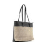 Immagine di DAVID JONES - Borsa shopping multimateriale con fibbie sui manici